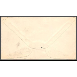 12221 wyckoff heights 2/7/1951 premier vol first flight lettre airmail cover usa aviation
