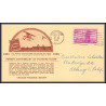 12235 50th anniversary of powered flight chicago 17/12/1953 premier vol first flight lettre airmail cover usa aviation
