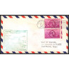 12238 am 94 pittsfield 3/8/1953 premier vol first flight lettre airmail cover usa aviation