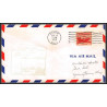 12239 am 88 dover 17/4/1953 premier vol first flight lettre airmail cover usa aviation