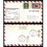 12241 am 94 springfield 1/8/1953 premier vol first flight lettre airmail cover usa aviation