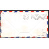 12246 am 88 columbus 1/4/1953 premier vol first flight lettre airmail cover usa aviation