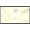 12247 am 82 magniolia 1/11/1953 premier vol first flight lettre airmail cover usa aviation