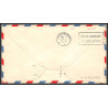 12248 am 82 magniolia 1/11/1953 premier vol first flight airmail stationery entier usa aviation