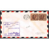 12252 am 88 philadelphia 17/4/1953 premier vol first flight lettre airmail cover usa aviation