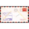12253 am 88 philadelphia 15/4/1953 premier vol first flight lettre airmail cover usa aviation