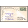 12265 signed signé twa united washington new york chicago 6/10/1953 premier vol first flight regular mail lettre airmail