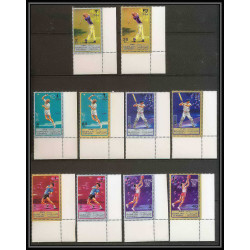 127a - Sharjah MNH ** Mi N°864/873 A sports/golf - tennis de table basketball table cricket golf