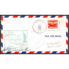 12272 signed signé am 94 geneva 25/4/1954 premier vol first flight lettre airmail cover usa aviation