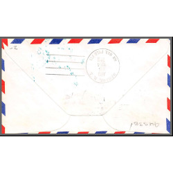 12273 am 94 geneva 25/4/1954 premier vol first flight lettre airmail cover usa aviation
