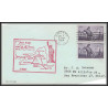 12275 am 94 liberty 7/6/1954 premier vol first flight lettre airmail cover usa aviation