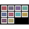 127b - Sharjah MNH ** Mi N°864/873 A sports/golf - tennis de table basketball table cricket golf feuilles sheets
