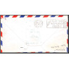 12277 am 88 danville 1/12/1954 premier vol first flight lettre airmail cover usa aviation