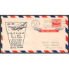 12286 am 88 chicago 1/12 /1954 premier vol first flight lettre airmail cover usa aviation