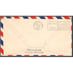 12289 am 86 detroit 1/5/1955 premier vol first flight lettre airmail cover usa aviation