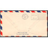 12289 am 86 detroit 1/5/1955 premier vol first flight lettre airmail cover usa aviation