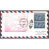 12291 am 94 detroit buffalo 1/12/1957 premier vol first flight lettre airmail cover usa aviation