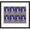 127b - Sharjah MNH ** Mi N°864/873 A sports/golf - tennis de table basketball table cricket golf feuilles sheets