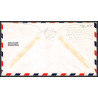 12294 fam 34 miami bogota colombia 16/5/1957 premier vol first flight lettre airmail cover usa aviation