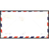 12296 lake charles 14/11/1958 premier vol first flight lettre airmail cover usa aviation