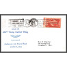 12298 7/9/1958 premier vol first flight lettre airmail cover usa aviation