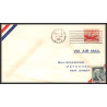 12299 Oshkosh 19/8/1958 premier vol first flight lettre airmail cover usa aviation