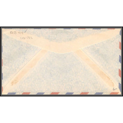 12303 dedication mc pherson municipal airport 31/7/1958 premier vol first flight lettre airmail cover usa aviation