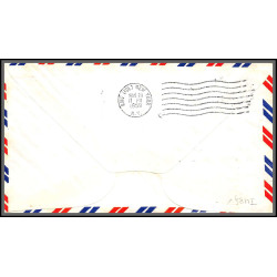 12308b am 2 first jet service san francisco to new york 20/3/1959 premier vol first flight lettre airmail cover usa 