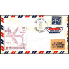 12312 am 2 first jet service new york to san francisco 21/3/1959 premier vol first flight lettre airmail cover usa 