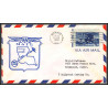 12324 am 82 louisiana monroe 15/6/1959 premier vol first flight lettre airmail cover usa aviation