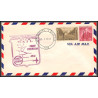12329 am 8 cincinnati lot de 3 couleurs janvier 1959 premier vol first flight lettre airmail cover usa aviation