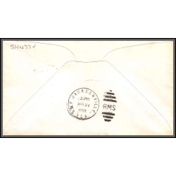 12330 am 14 extension lot de 6 tampa jacksonville miami orlando janvier 1959 premier vol first flight lettre airmail