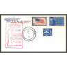 12333 savannah charleston 1/2/1959 premier vol first flight lettre airmail cover usa aviation