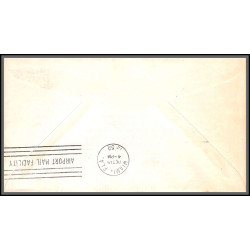 12341 am 8 royal service 15/10/1959 chicago premier vol first delta jet flight lettre airmail cover usa aviation