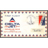 12343 am 8 royal service 18/9/1959 new york premier vol first delta jet flight lettre airmail cover usa aviation