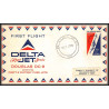 12344 am 8 royal service 1/11/1959 atlanta premier vol first delta jet flight lettre airmail cover usa aviation