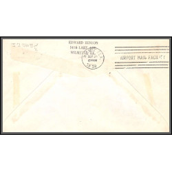 12347 am 2 san fancisco miami st louis 27/9/1959 premier vol first jet service flight lettre airmail cover usa aviation