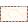 12349 municipal airport dedication oskalossa 11/10/1959 premier vol first flight lettre airmail cover usa aviation