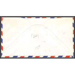 12353 sheldon municipal airport dedication 7/9/1959 premier vol first flight lettre airmail cover usa aviation