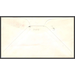 12363j airport dedication fond du lac 19/7/1959 premier vol first flight lettre airmail cover usa aviation