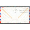 12366 cachet noir am 4 san francisco chicago new york 22/3/1959 premier vol first flight lettre airmail cover usa 