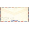 12368 cachet bleu am 4 los angeles new york 25/1/1959 premier vol first flight lettre airmail cover usa aviation