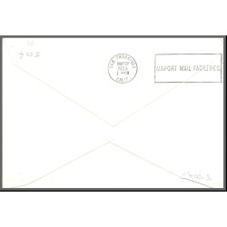 12370 am 4 washington los angeles baltimore 7/6/1959 premier vol first flight lettre airmail cover usa