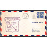 12375 am 86 DULUTH fort william canada 1/12/1960 premier vol first flight lettre airmail cover usa aviation