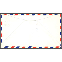 12380 airport dedication boone 22/6/1960 premier vol first flight lettre airmail cover usa aviation