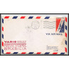 12389 new york brasilia brazil 2/7/1960 boing 707 premier vol first flight lettre airmail cover usa aviation