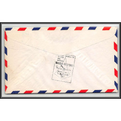 12389 new york brasilia brazil 2/7/1960 boing 707 premier vol first flight lettre airmail cover usa aviation