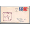 12390 am 4 am 29 el paso 25/9/1960 premier vol first jet interchange flight lettre airmail cover usa aviation