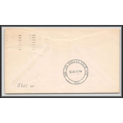 12390 am 4 am 29 el paso 25/9/1960 premier vol first jet interchange flight lettre airmail cover usa aviation