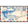 12391 20 th anniversary jacksonville naval air station 14/10/1960 airmail entier stationery usa aviation